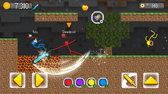 Stickman Fight In WorldCraft 1.0.5 screenshot 4