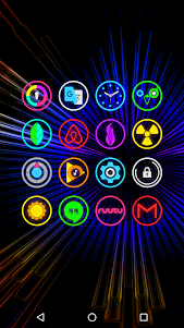 Neon Glow Rings - Icon Pack 5.3.0 screenshot 4