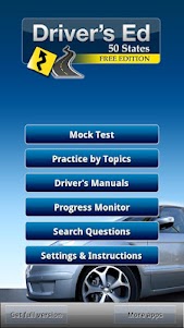 Drivers Ed - DMV Permit Test 1 screenshot 1