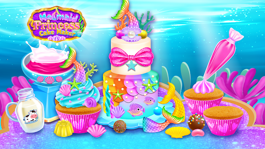 Mermaid Glitter Cake Maker 2.5 screenshot 7