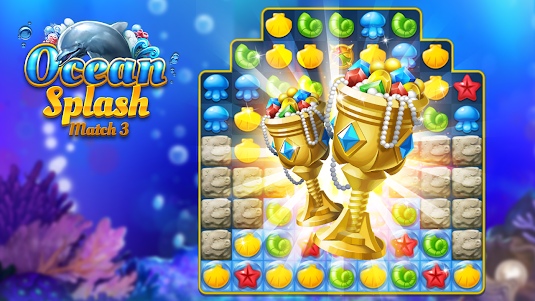 Ocean Splash: Jelly Fish gems 3.6.7 screenshot 2