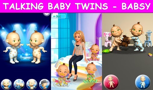 Talking Baby Twins - Babsy 221229 screenshot 1
