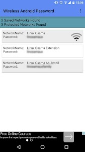 Wifi Password Recovery 2.6 screenshot 1