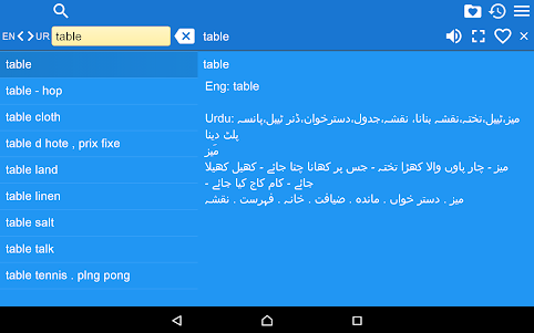 English Urdu Dictionary 2.114 screenshot 12