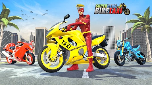 Superhero Bike Taxi: Bike Game 2.3 screenshot 6
