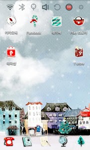 Cloudy Winter Launcher Theme 1.0 screenshot 1