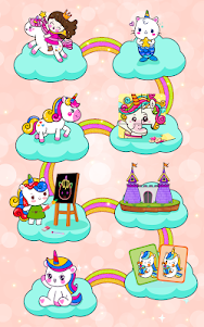 Unicorn Coloring Girl Games 2.6 screenshot 5