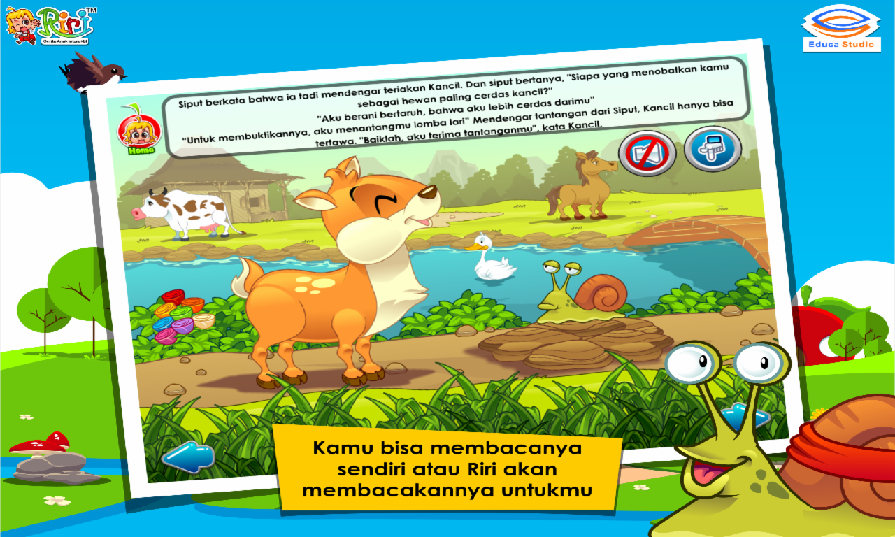 Cerita Anak Kancil Dan Siput Adu Pintar 11 APK Download Android