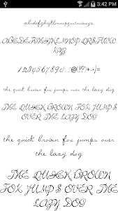 Fonts for FlipFont Script Font  screenshot 2