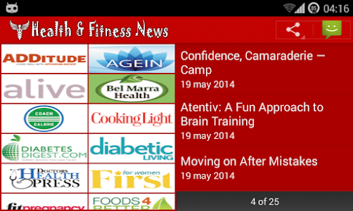 Health & Fitness News 1.0 screenshot 3