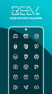 Reev Pro - White Outline Icons 4.5.8 screenshot 1