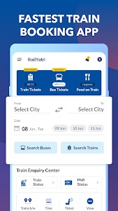 Book Tickets:Train status, PNR 4.6.1.3 screenshot 1