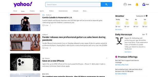 Yahoo Lite - News, Mail, Sport 4 screenshot 2