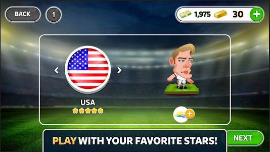 Head Soccer Copa America 2016  screenshot 1