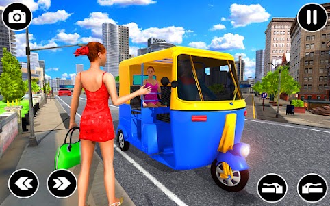 City Rickshaw Game: Car Games 1.4.2 screenshot 1