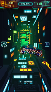 Neon Flytron: Cyberpunk Racer 1.9.3 screenshot 5
