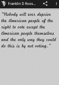 Franklin Roosevelt Quotes Pro 1.0.0 screenshot 5