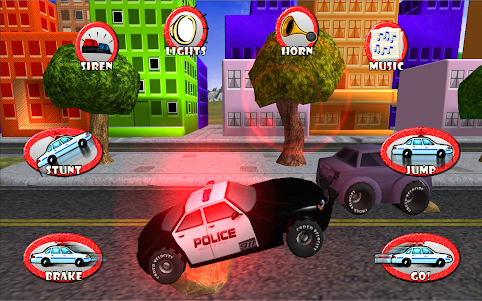 Police Car Toddler Race Chase 1.0 screenshot 1