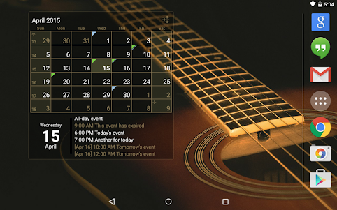 Calendar Widget Month + Agenda 1.36 screenshot 7