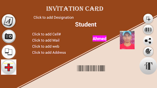 Invitation Card 1.0 screenshot 1