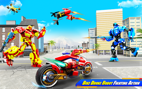 Tiger Robot Moto Bike Game 22 screenshot 10