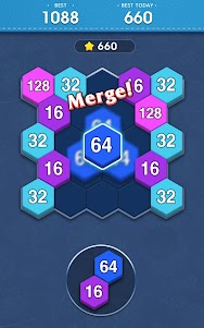 Merge Block-2048 Hexa puzzle 1.8 screenshot 19