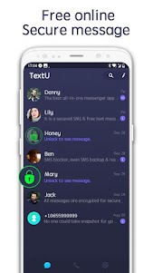 TextU - Private SMS Messenger  screenshot 4