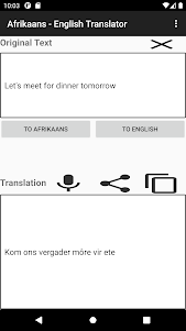 Afrikaans - English Translator 11.0 screenshot 3