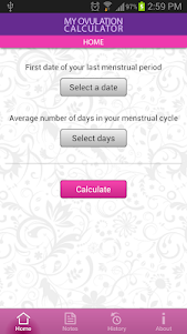 My Ovulation Calculator 3.4.8 screenshot 1