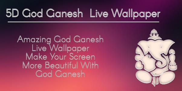 5D God Ganesh Live Wallpaper 1.0 screenshot 1