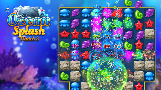 Ocean Splash: Jelly Fish gems 3.6.7 screenshot 3