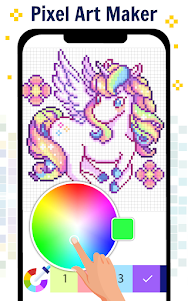 Pixel Art Color by number Game 4.4 screenshot 5