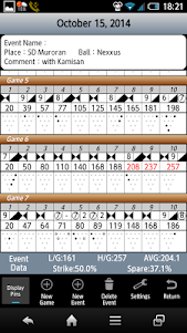 Bowling Scorer 1.12 screenshot 5