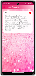 Romantic Love Messages 2.2.4 screenshot 2