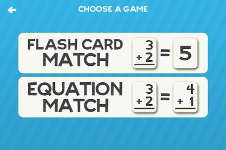 Addition and Subtraction Math Flashcard Match Game 2.3 screenshot 1