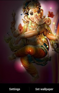 Lord Ganesha Fireflies LWP 1.0 screenshot 8