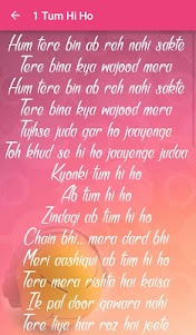 Aashiqui 2 Songs Lyrics 1.0 screenshot 3