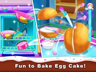 Hatch Egg Cake Maker - Sweet Bakery Food Games  screenshot 2