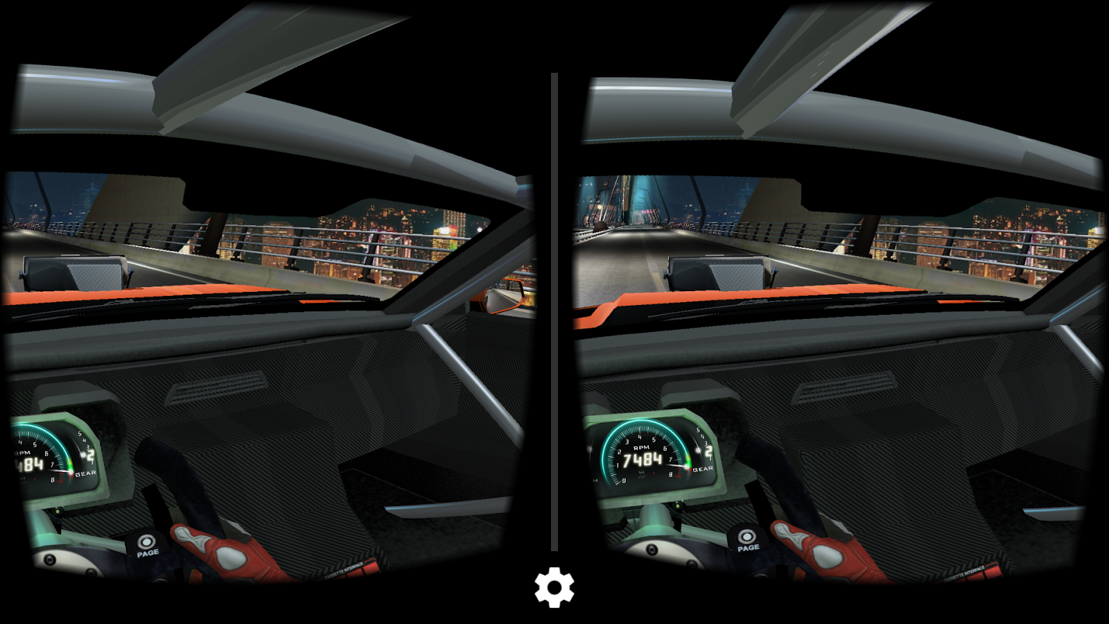 Мод demo. VR симулятор на гоночном карте в реальности.