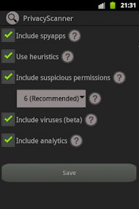 Privacy Scanner (AntiSpy) 1.8.58.231005 screenshot 3