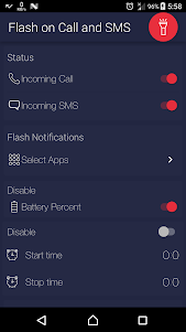 Flash on Call and SMS 1.40 screenshot 9