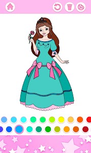 Princess Girls Coloring Book 1.3.2.1 screenshot 3