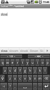 Slovak for AnySoftKeyboard 20130114-qwertz screenshot 1
