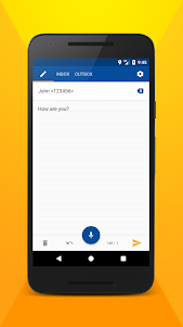 Write SMS by voice  screenshot 1