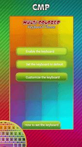 Multi Colored Keyboard Themes 2.7 screenshot 1