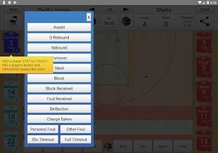 Basketball Stat Tracker Live 1.1.6 (5030_dev) screenshot 17
