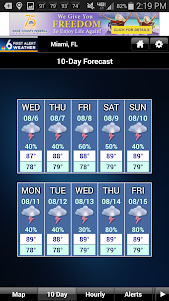 NBC 6 South Florida Weather 2.8.3 screenshot 2