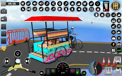 Bicycle Rickshaw Driving Games 4.4 screenshot 11