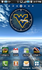 WVU Mountaineers Live Clock 3.0.8 screenshot 5