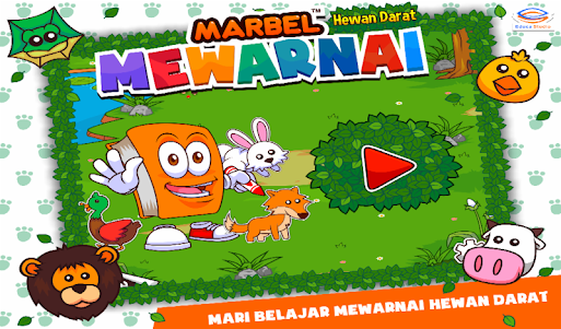 Marbel Mewarnai Hewan Darat  screenshot 11